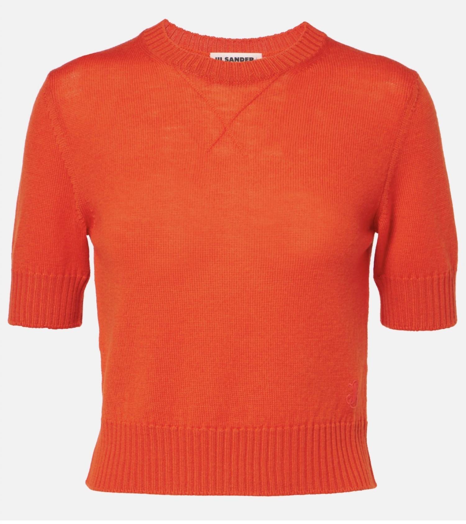 Jil Sander - Short Sleeve Crewneck Sweater