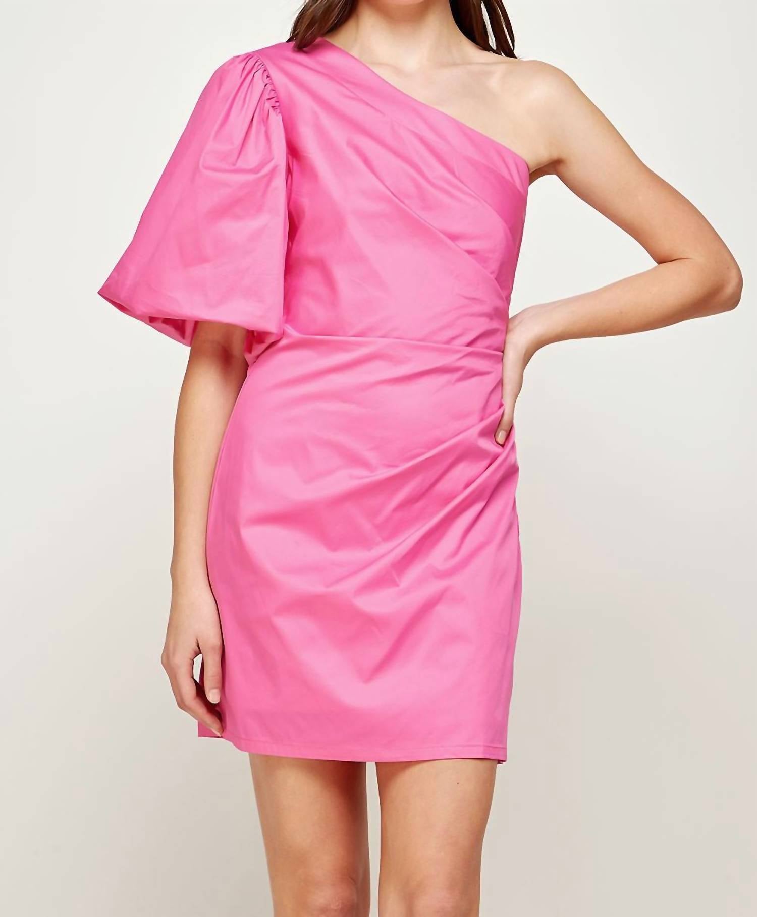 Strut & Bolt - London One Shoulder Mini Dress