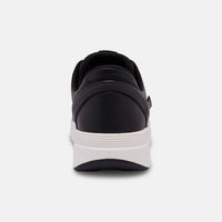kizik Women's Sydney Leather Sneakers in black - women's sneaker - detail view