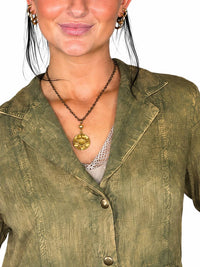 Tru Luxe - Notched Lapel Jacket