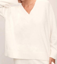 Eberjey - Boucle V-neck Sweater