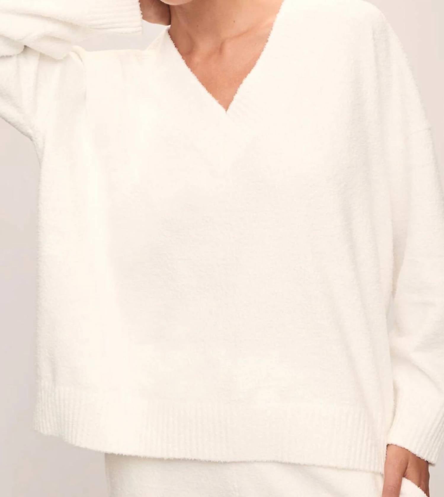 Eberjey - Boucle V-neck Sweater