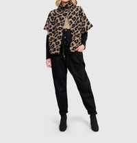 ALEMBIKA Panthera Cozy Cropped Jacket in leopard - women's jacket - view 8