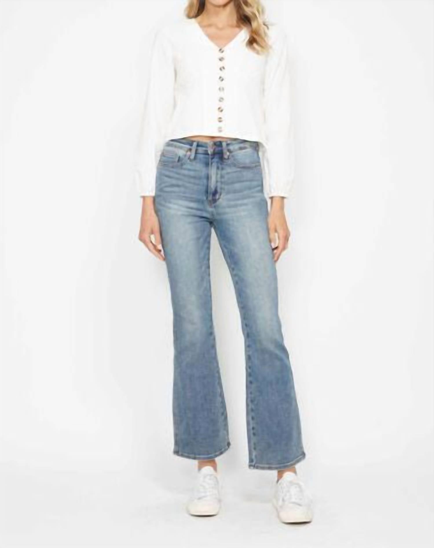 Judy Blue - Tummy Control High Waist Bootcut Jeans - Short Petite