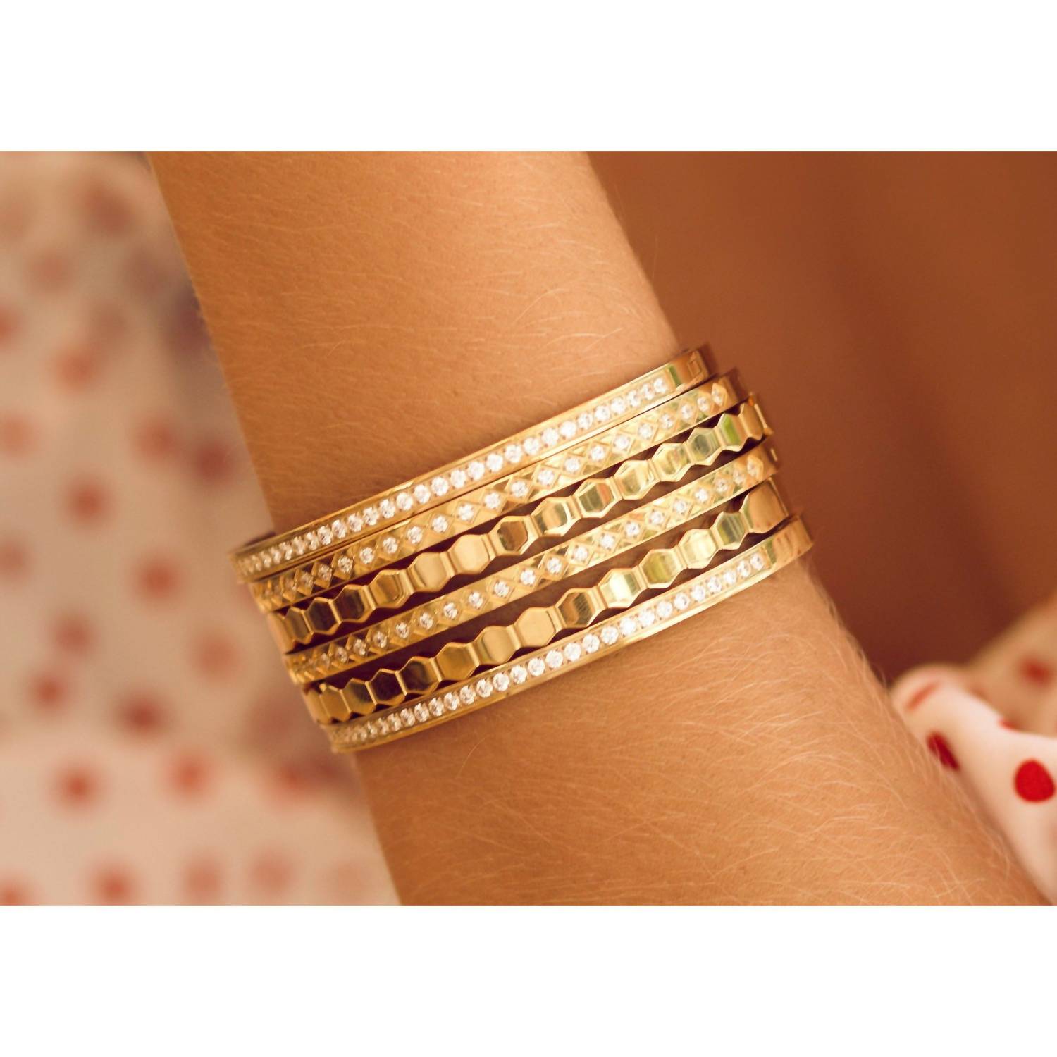 Sahira Jewelry Design - Women's Diamond Cut Bracelet