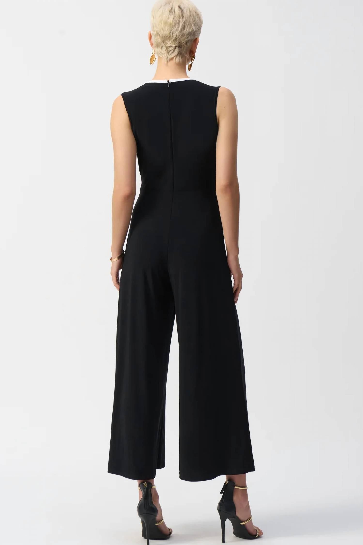 Joseph Ribkoff - Outlined Culotte Jumpsuit