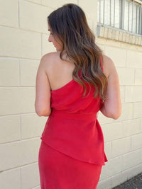 Nude Lucy - Amaya Cupro Tie Top