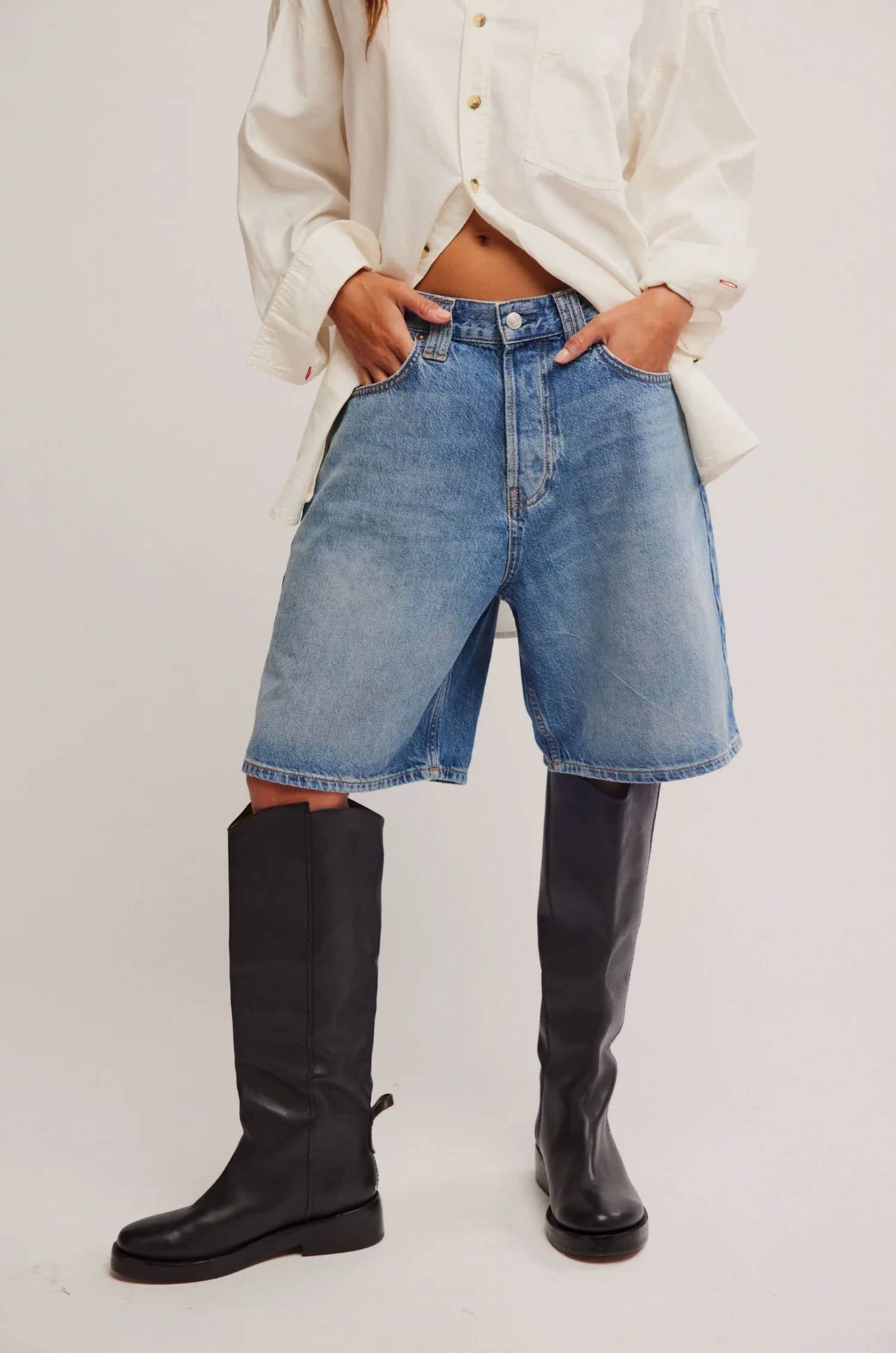 Free People - Montana Denim Shorts