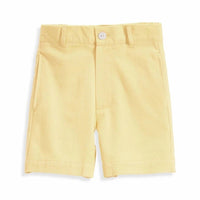 bella bliss Kid's Wilson Twill Short in yellow - kids' shorts