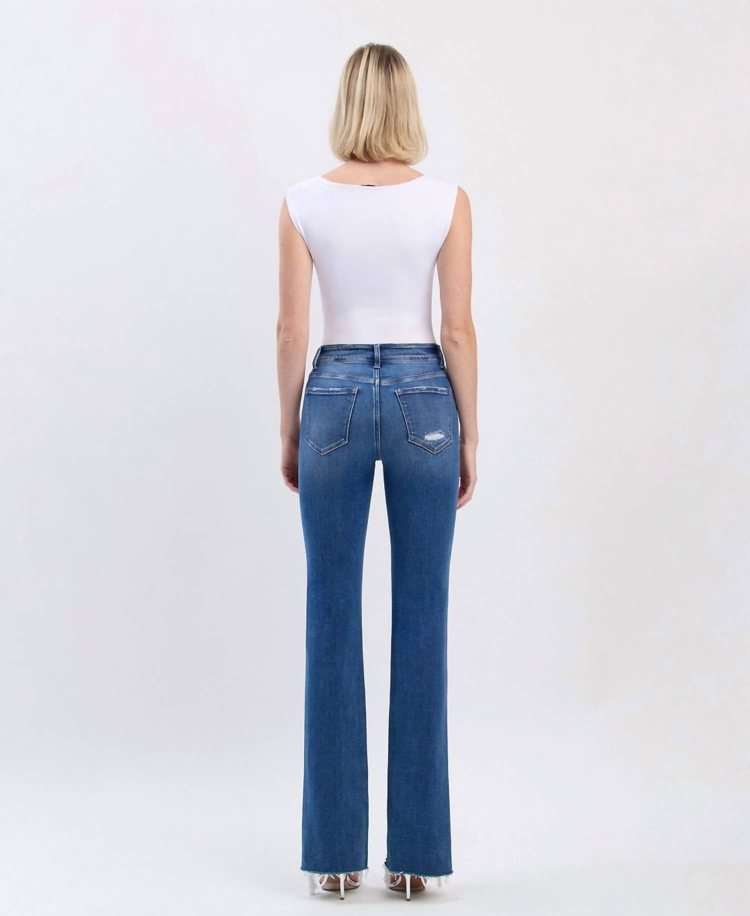 Lovervet - Raw Hem Bootcut Jeans