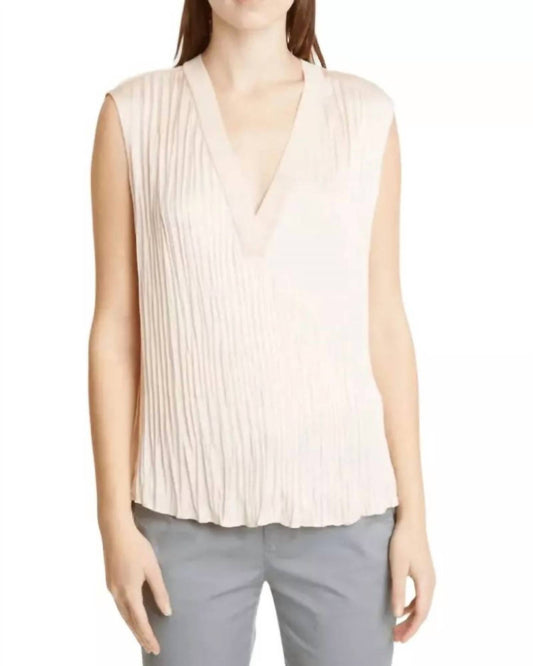 Vince - Crushed Sleeveless Ribbed Top