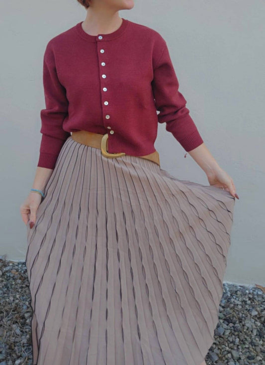 Current Air - Pleated Midi Skirt