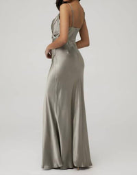 Shona Joy - La Lune Cross Draped Maxi Dress