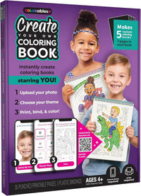 Paintable Pictures - Kid's Colorables Create Your Own Book Kit