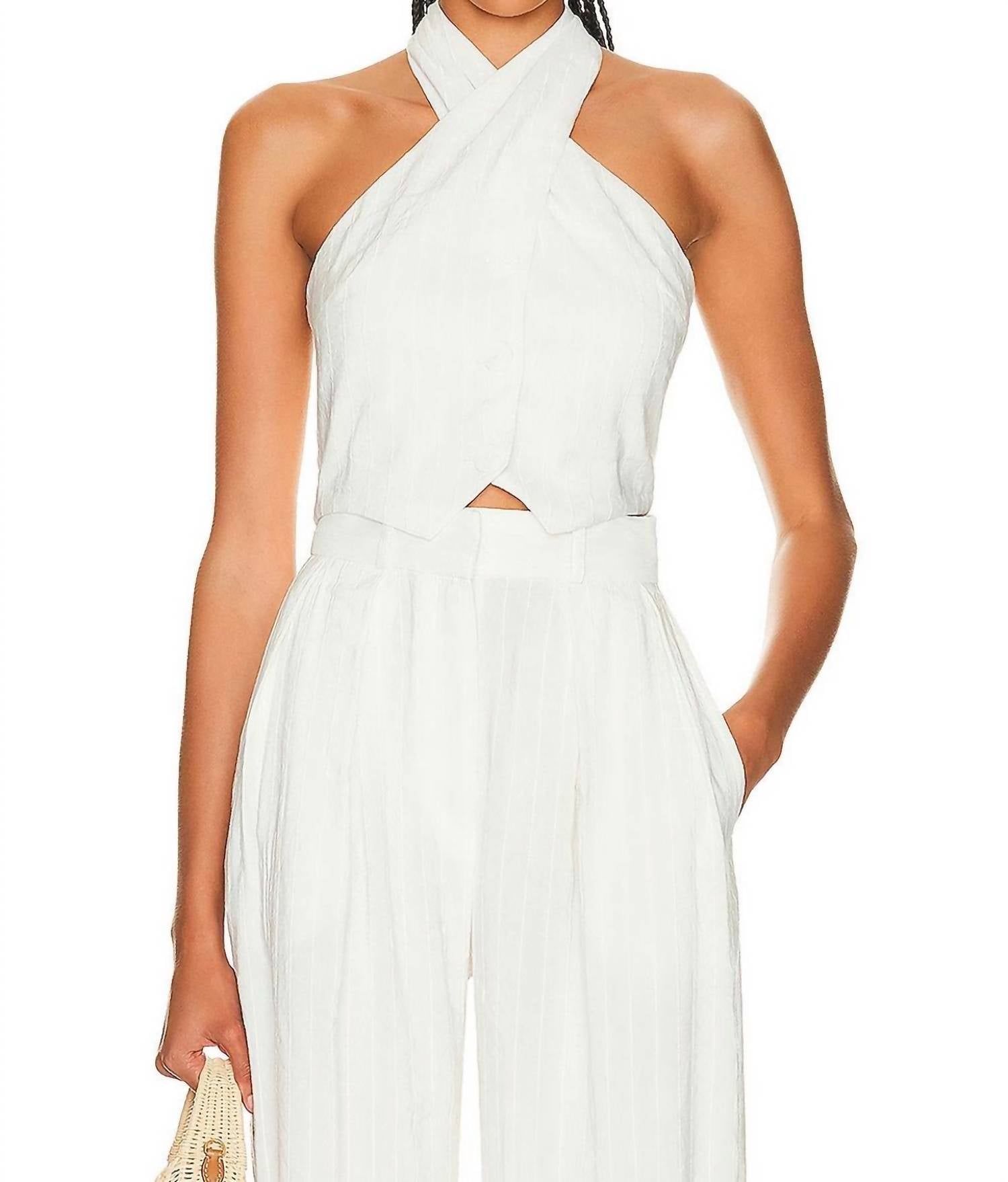 Matthew Bruch - Twist Button Up Vest