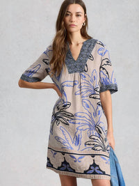White Stuff - Ash Linen Mini Dress