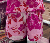 maude vivante Women's Liz Short in neon florals - women's shorts
