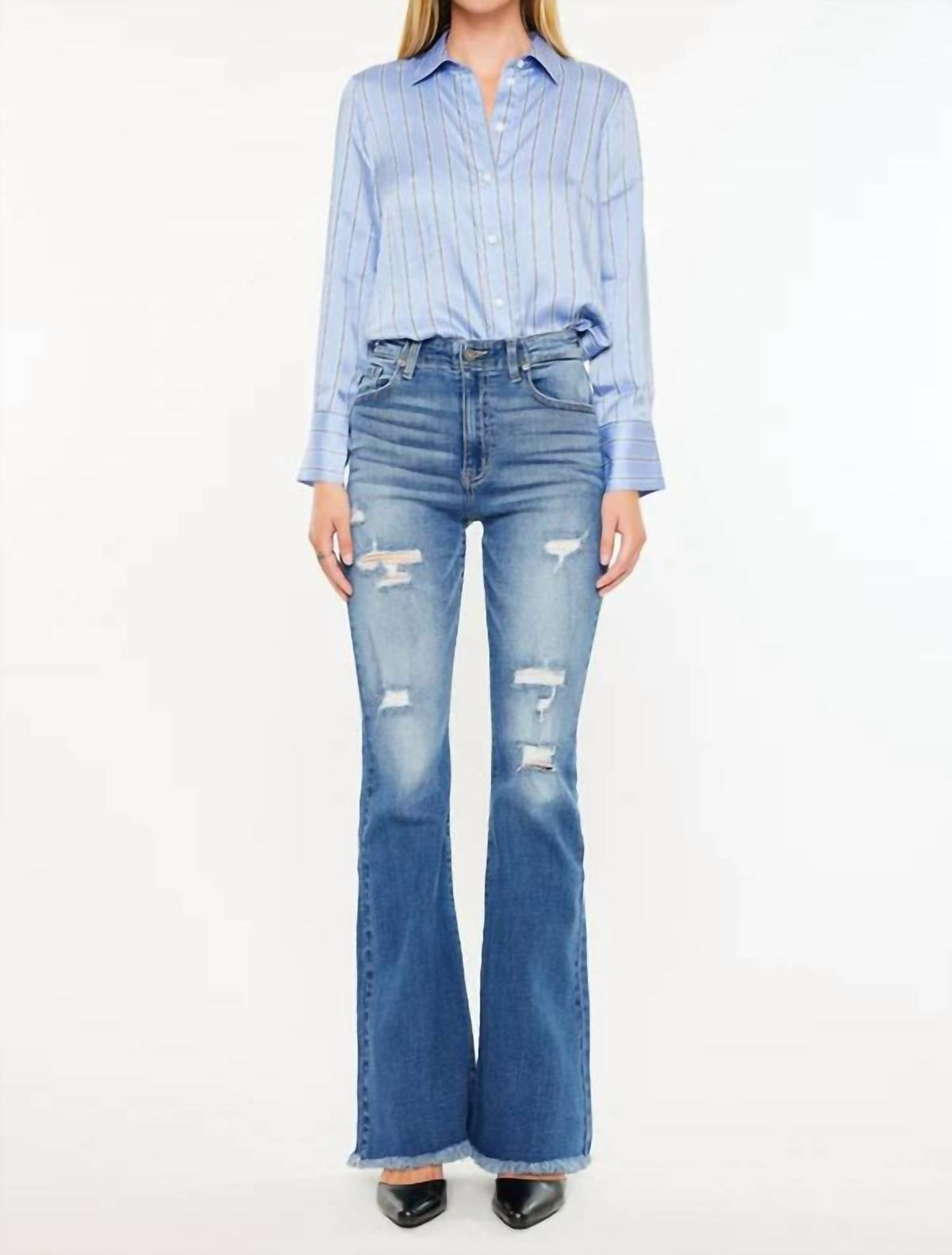 Kancan - Rhythm High Rise Flare Jeans