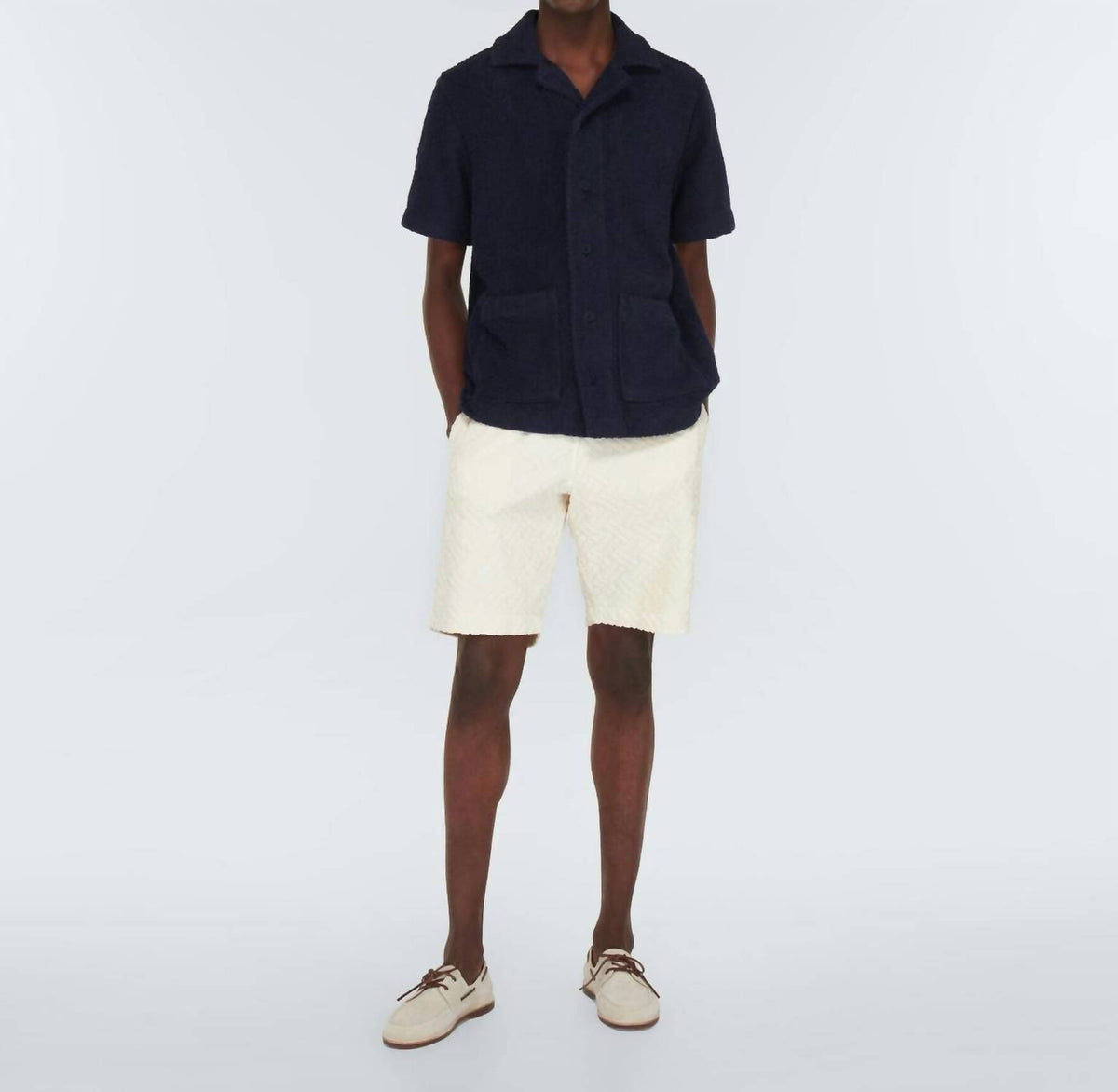 Orlebar Brown - Men's Griffith Longer Pile Polo