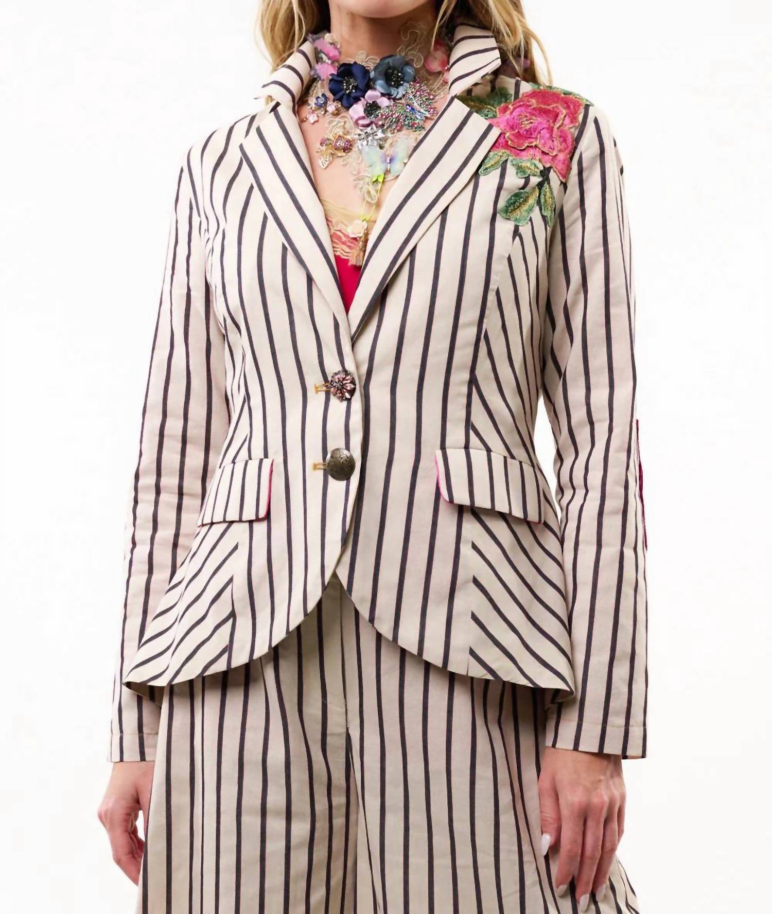 Aratta - Derby Princess Stripe Blazer