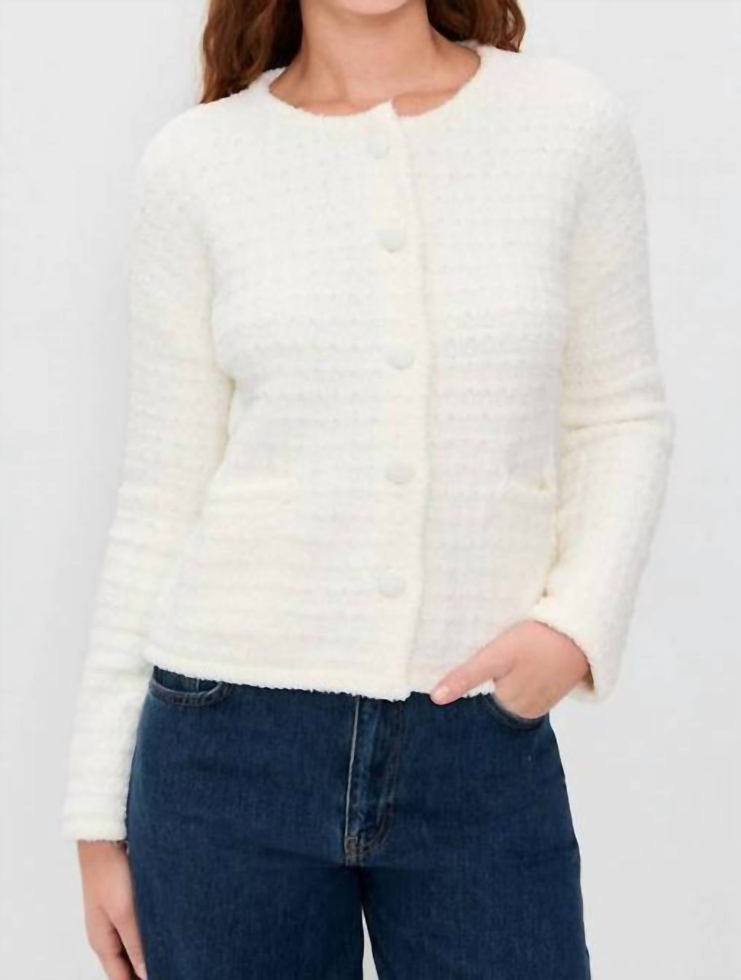 Barefoot Dreams - Cozychic Textured Button Front Cardigan