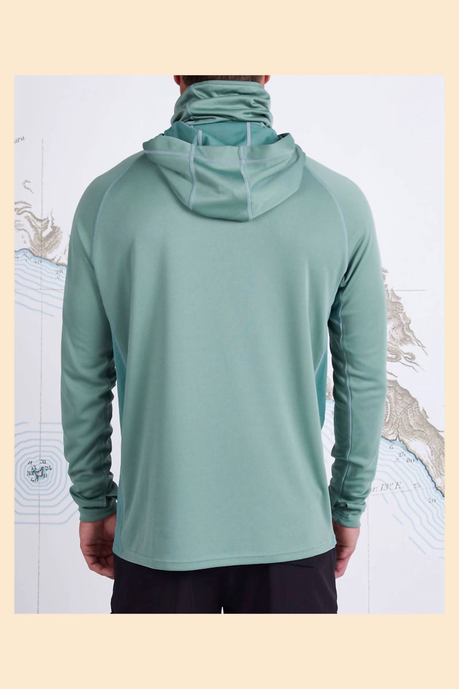 Salty Crew - Alpha Flag Pinnacle & Mask Hooded Shirt