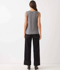Karen Kane - Sleeveless Pick-Up Top