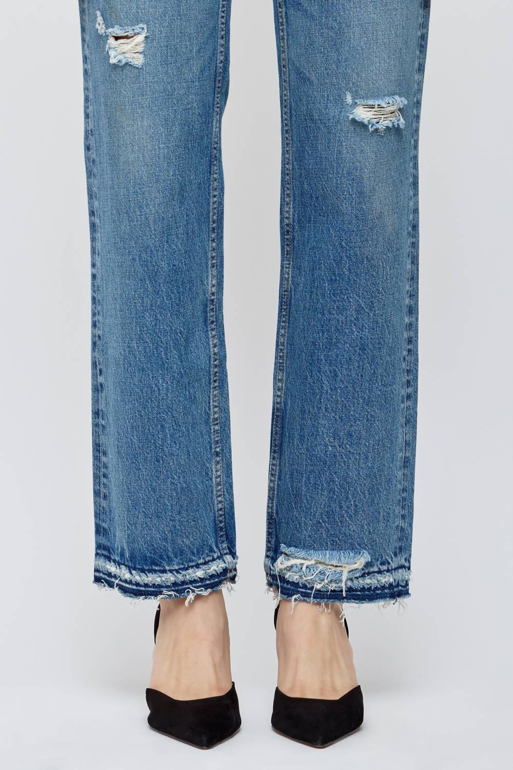 Moussy - Women's Lochwood Straight-low Jeans