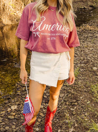 Livylu - Made For You and Me America Bows Tee