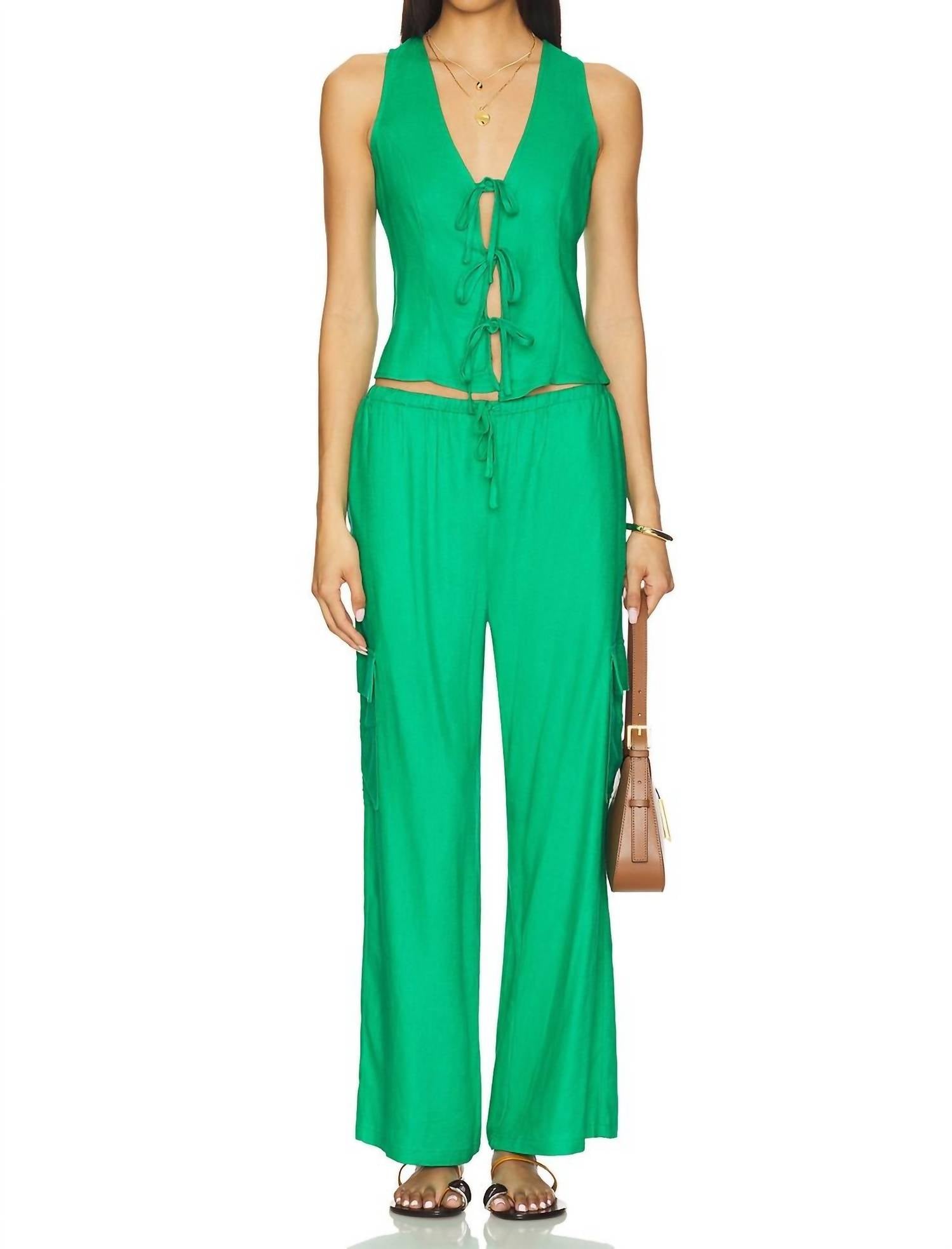 Beach Riot - Arlowe Tie Front Vest