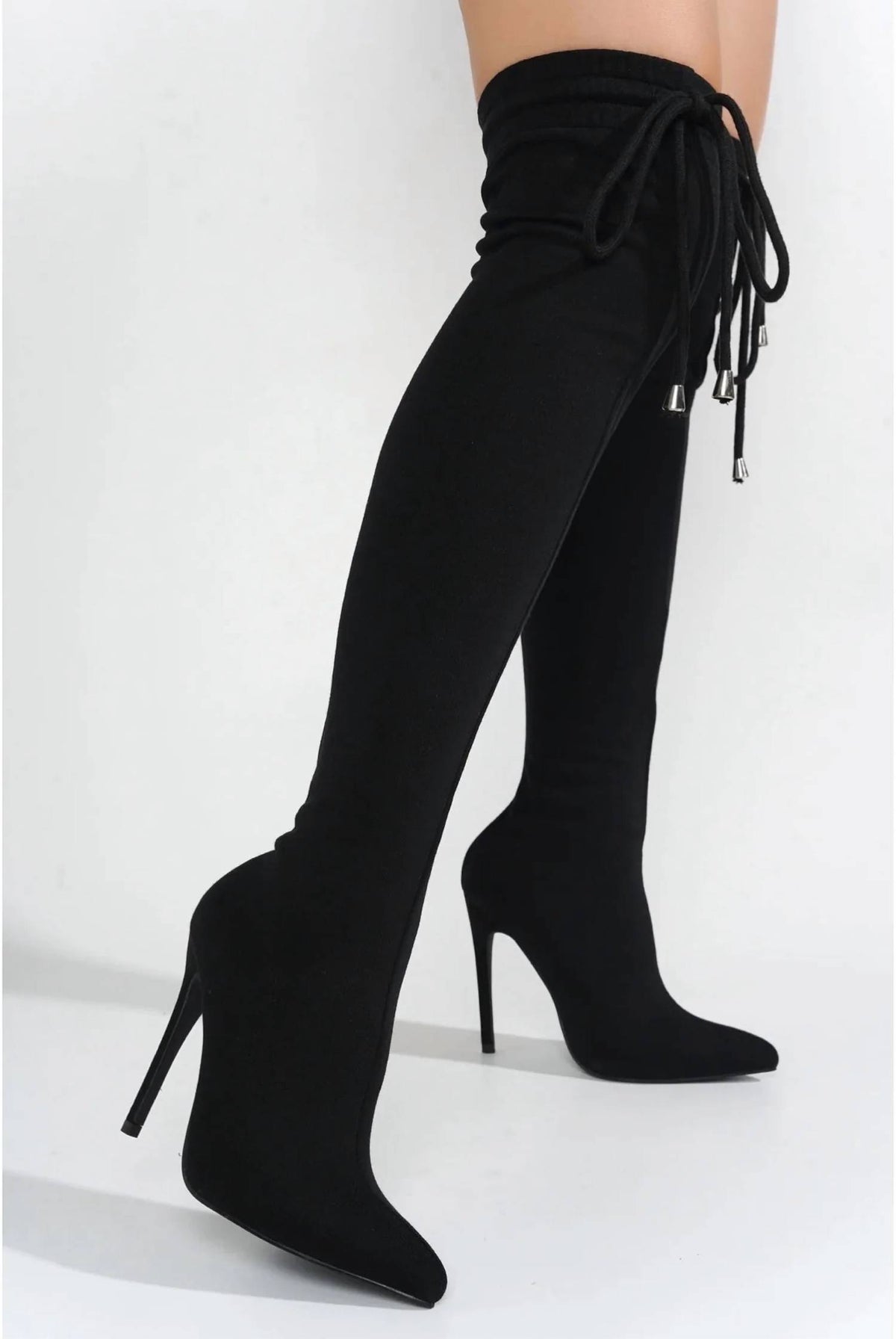 Cape Robbin - Women's Cahoka Thigh High Sweat Boots