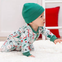 Tesa Babe - Frosty Fun Snowman Long Sleeve Romper