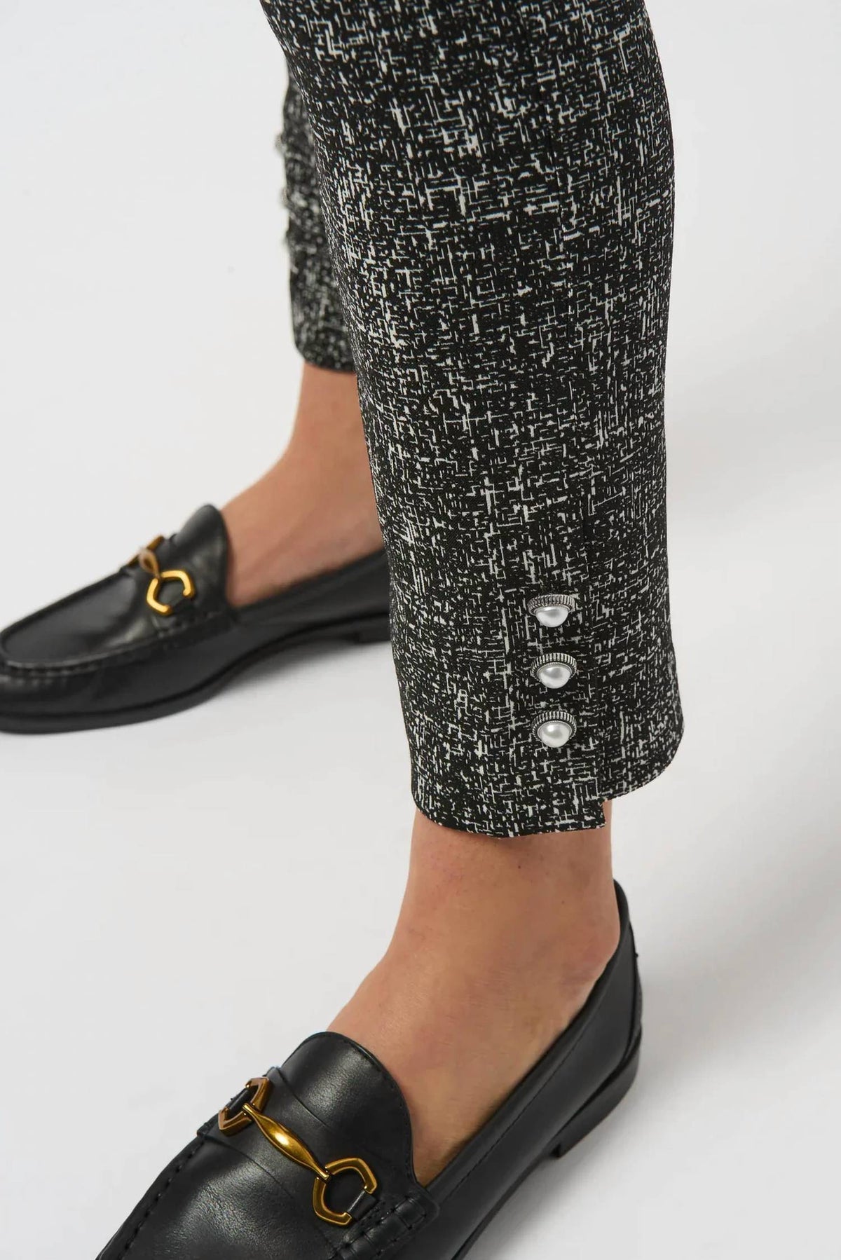 Joseph Ribkoff - Abstract Pattern Pull On Straight Leg Pants
