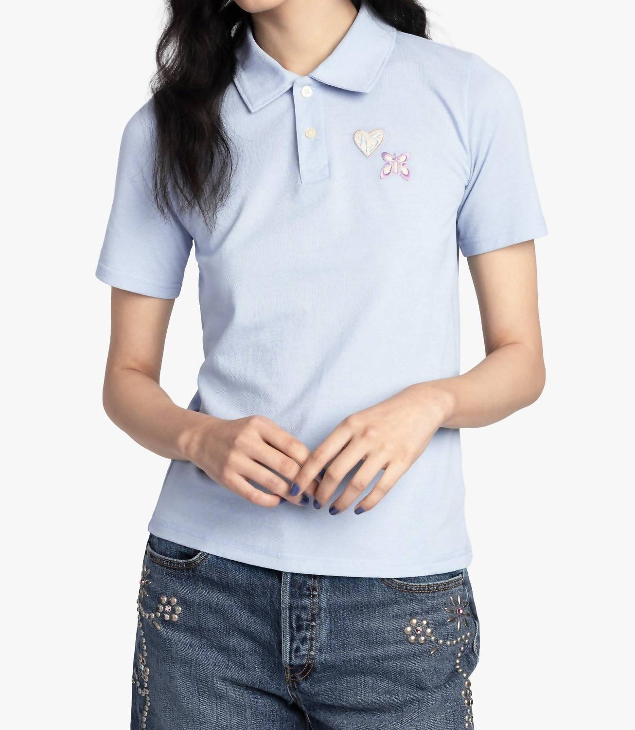 Anna Sui - Patch Polo Tee