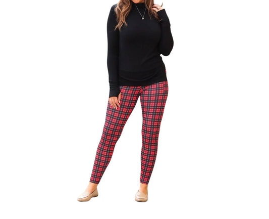 Julia Rose - Holly Plaid Leggings