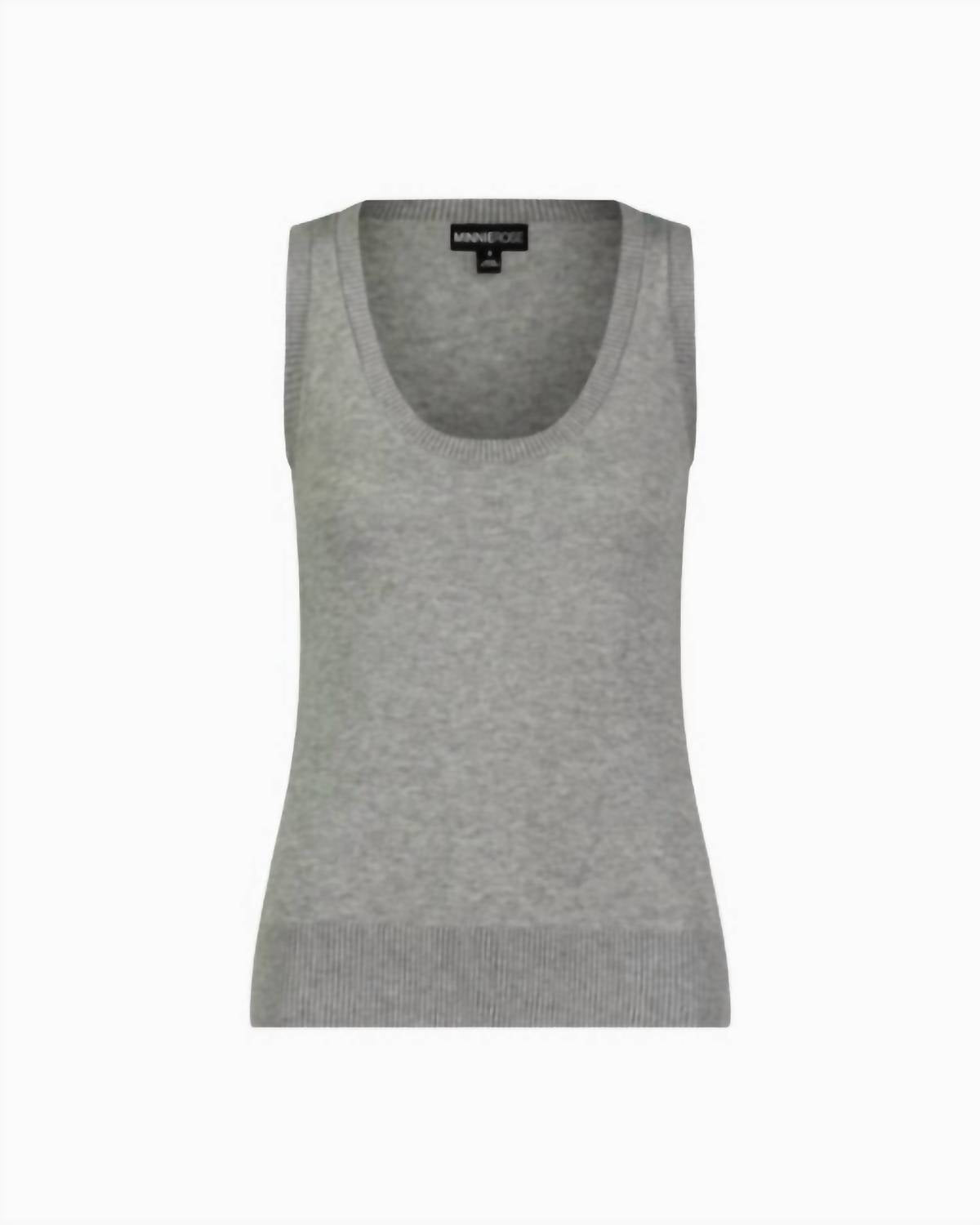 Minnie Rose - Supima Scoop Neck Tank