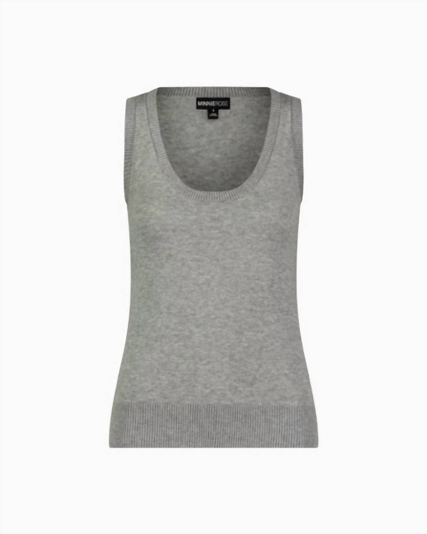 Minnie Rose - Supima Scoop Neck Tank Top