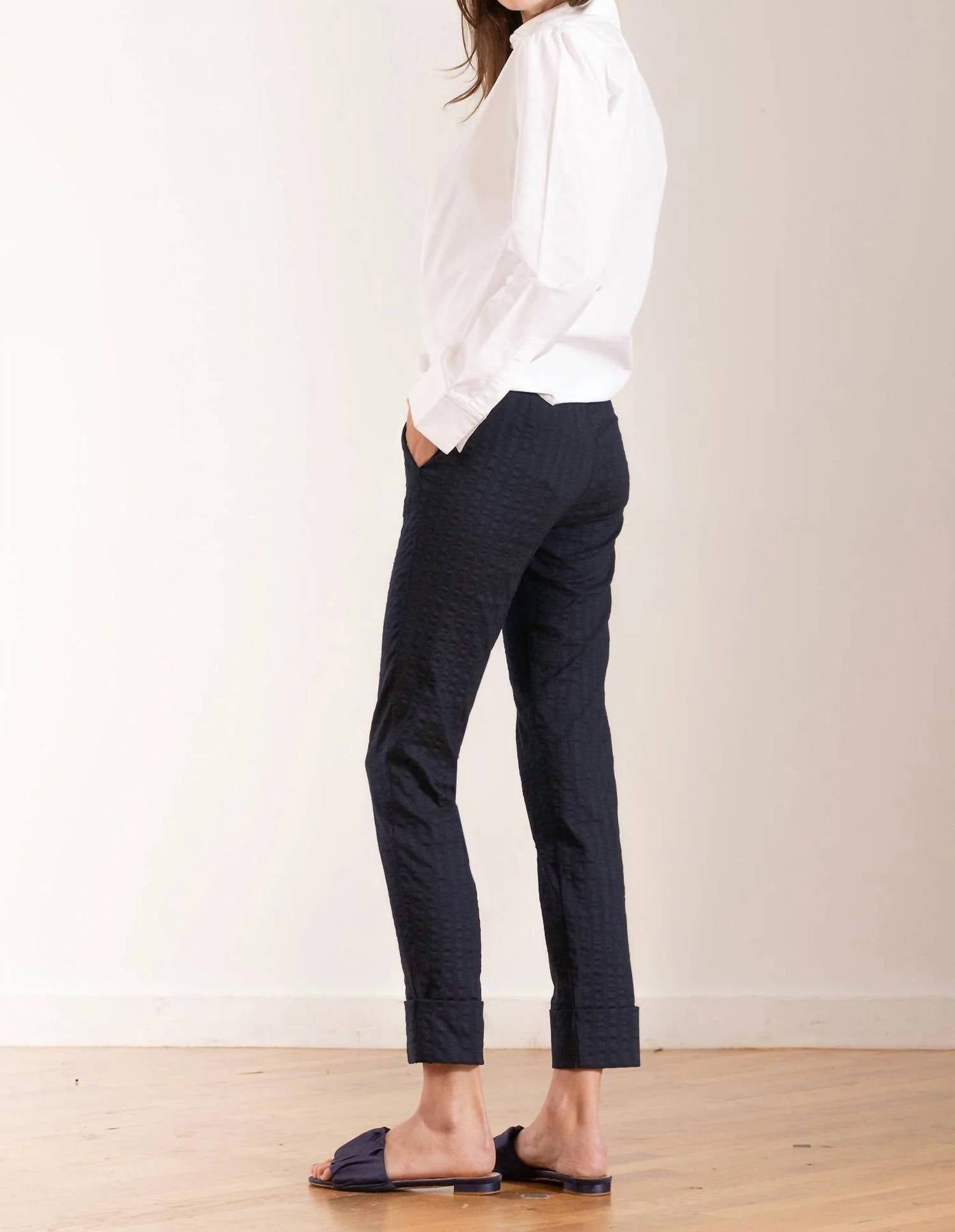 Avenue Montaigne - Ben Seersucker Pant