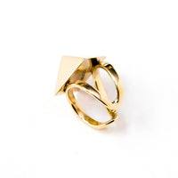 Avenue Chic - Women's Pyramis Ring