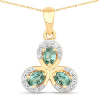 Diana M Jewels - Women's Natural Alexandrite Oval Pendant Necklace (0.55 Ct) - Delicate