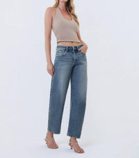 Flying Monkey - High Rise Slim Barrel Jeans
