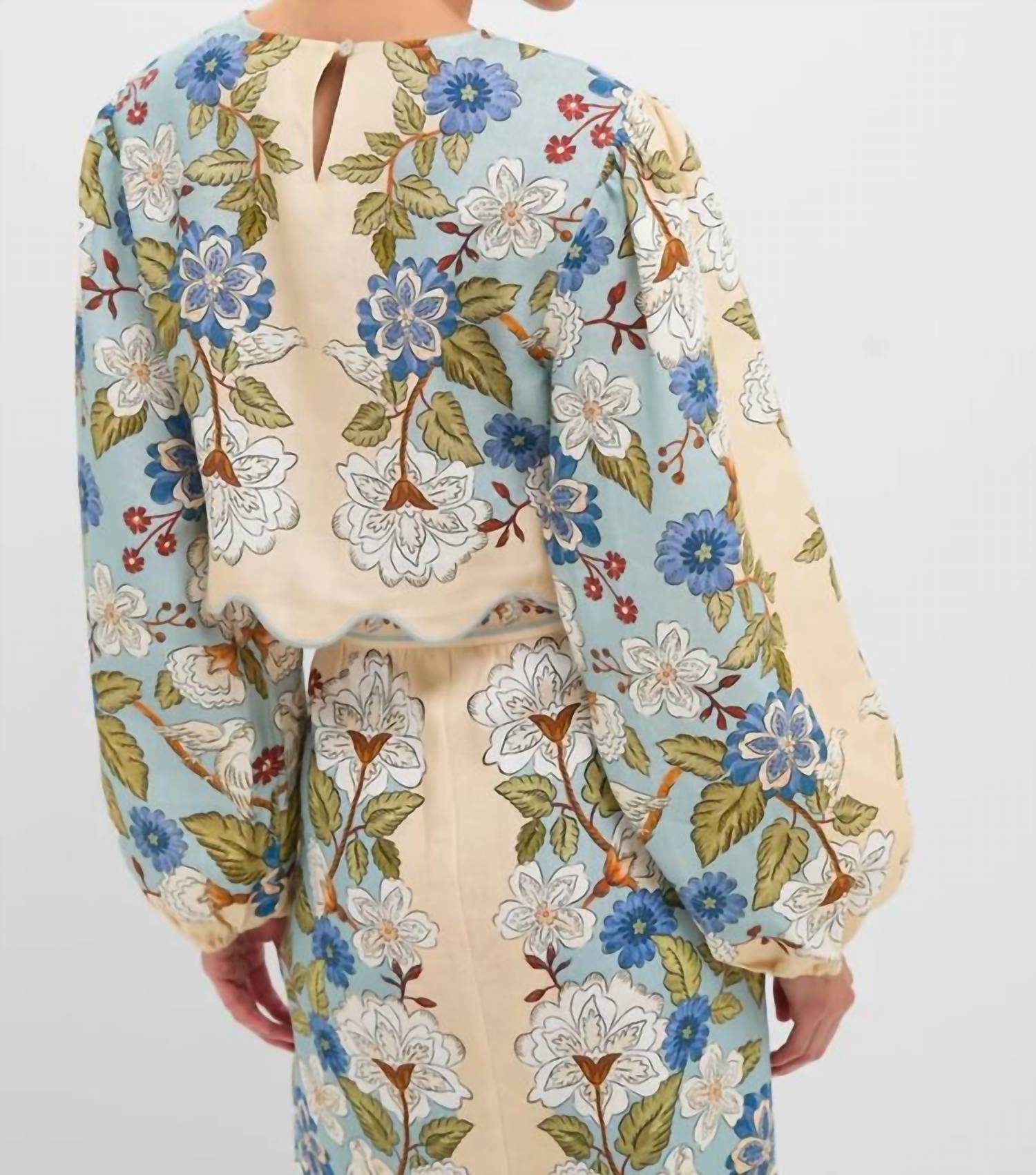 Farm Rio - Floral Linen Blouse