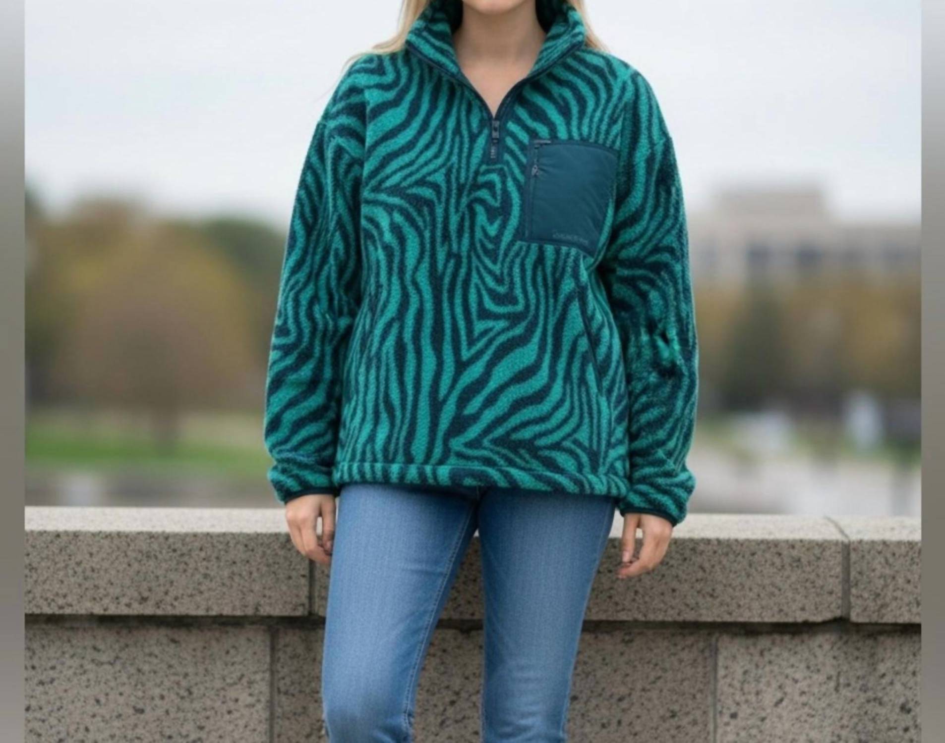 Sweaty Betty - Zebra Print Sweatshirt