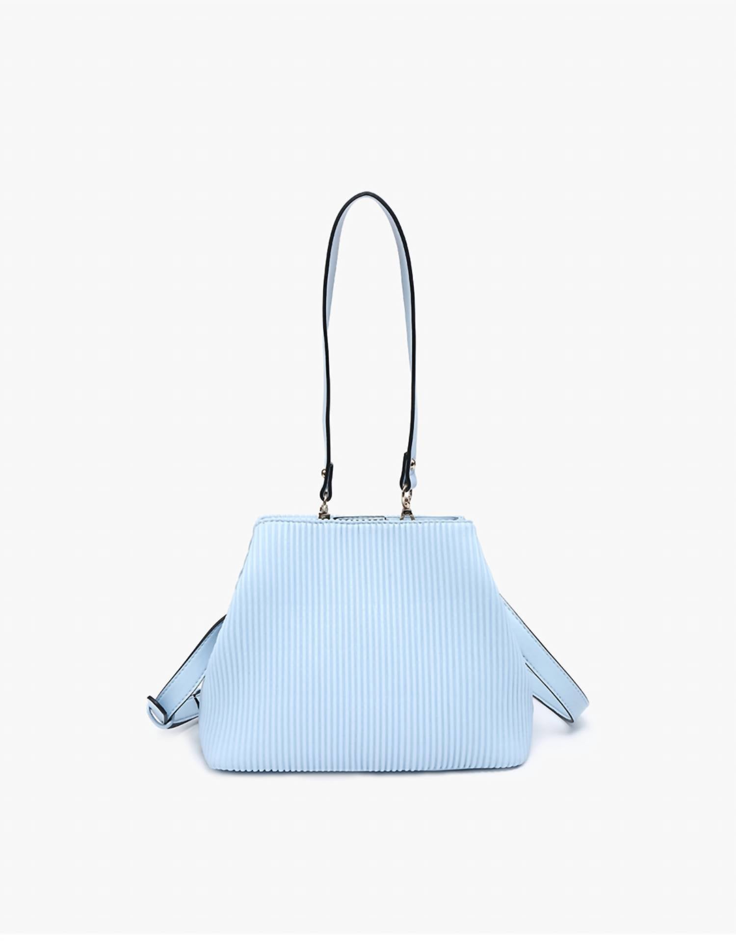 Jen & Co. - Women's Dove Pleated Satchel Bag