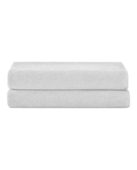 Under The Canopy - Textured Organic 2 Piece Bath Sheet Set