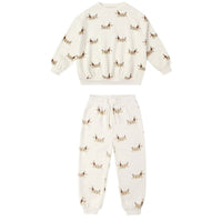 Rylee + Cru - Boys Christmas Dogs Relaxed Sweatshirt & Jogger Sweatpant Set