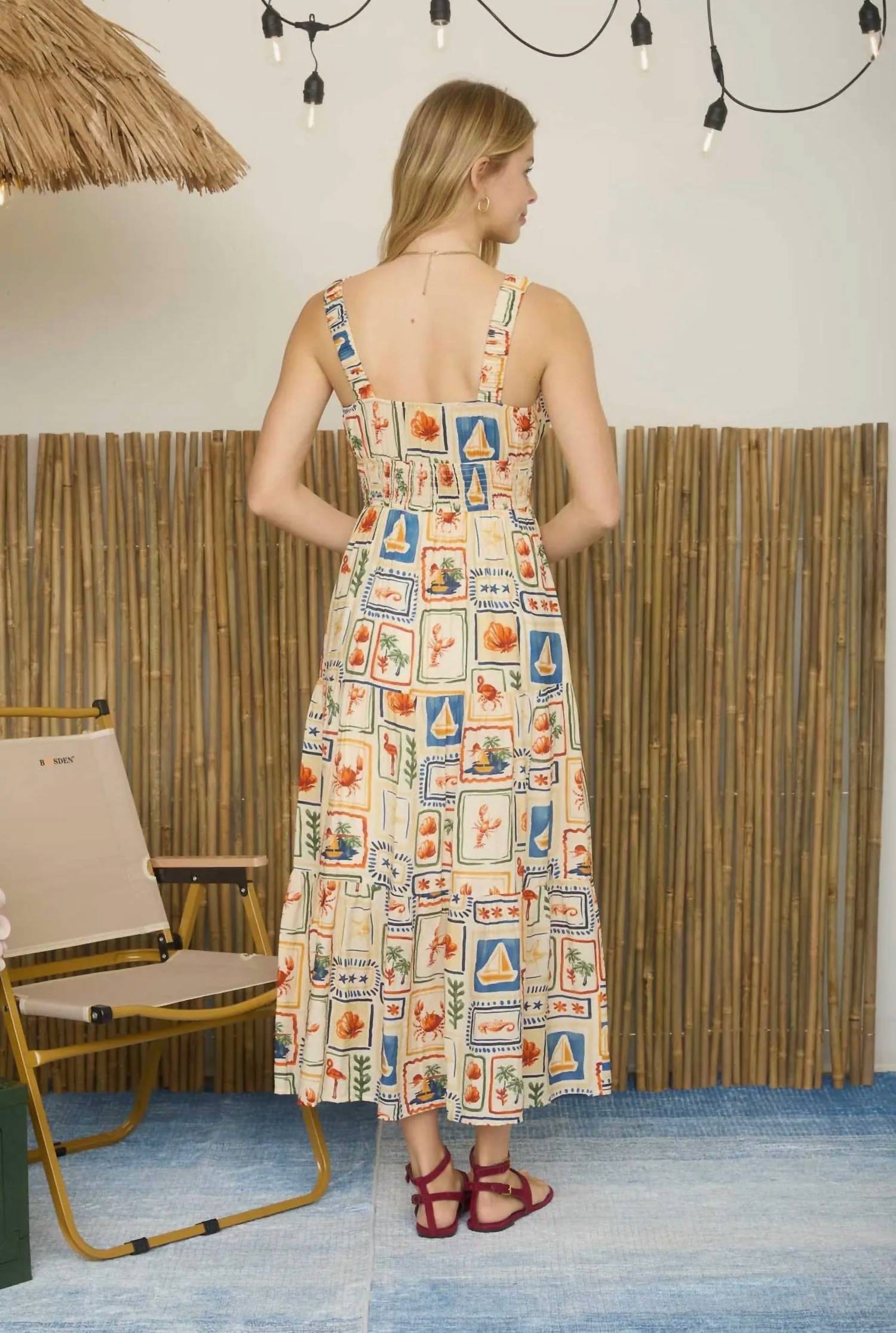 Blu Pepper - Amalfi Coast Midi Dress