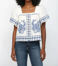 Fate - Ruffle Sleeves Top