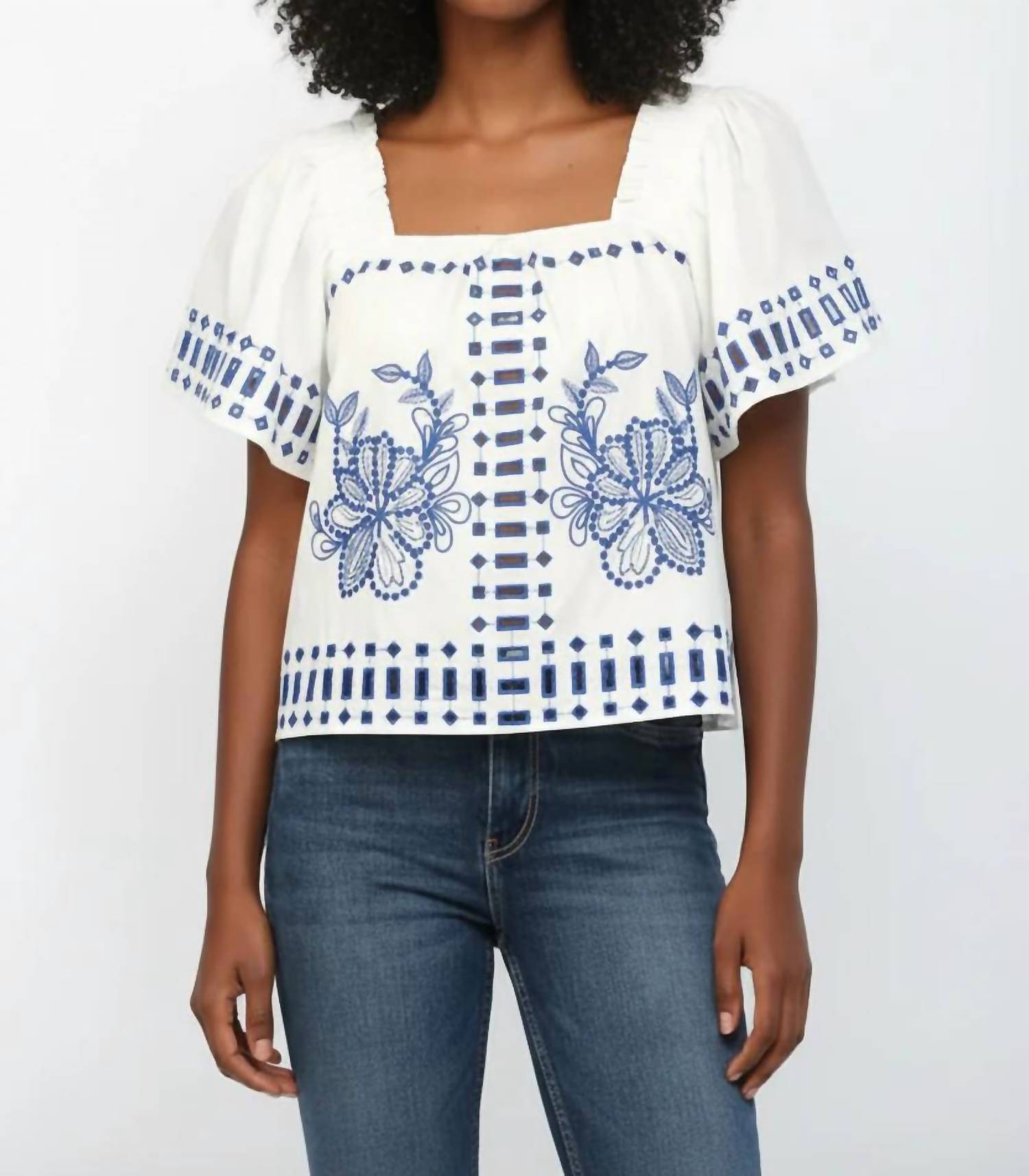 Fate - Ruffle Sleeves Top