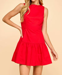 Tcec - Shelby Fit & Flare Drop Waist Sleeveless Dress